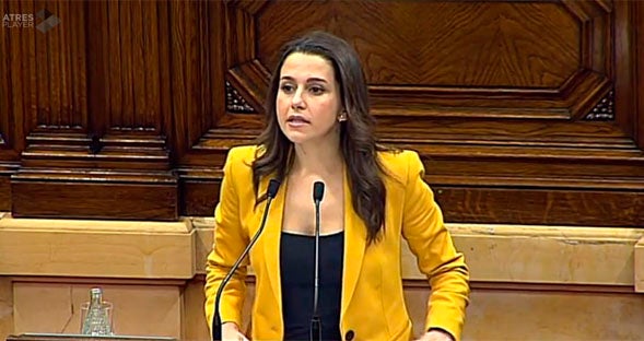 Rubén Amón indulta a Inés Arrimadas: "Es ya una realidad política autónoma y emancipada" Rubén Amón indulta a Inés Arrimadas: "Es ya una realidad política autónoma y emancipada"