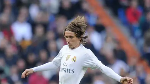 Luka Modric, con el Real Madrid Luka Modric, con el Real Madrid