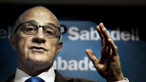 El presidente del Sabadell, Josep Oliu