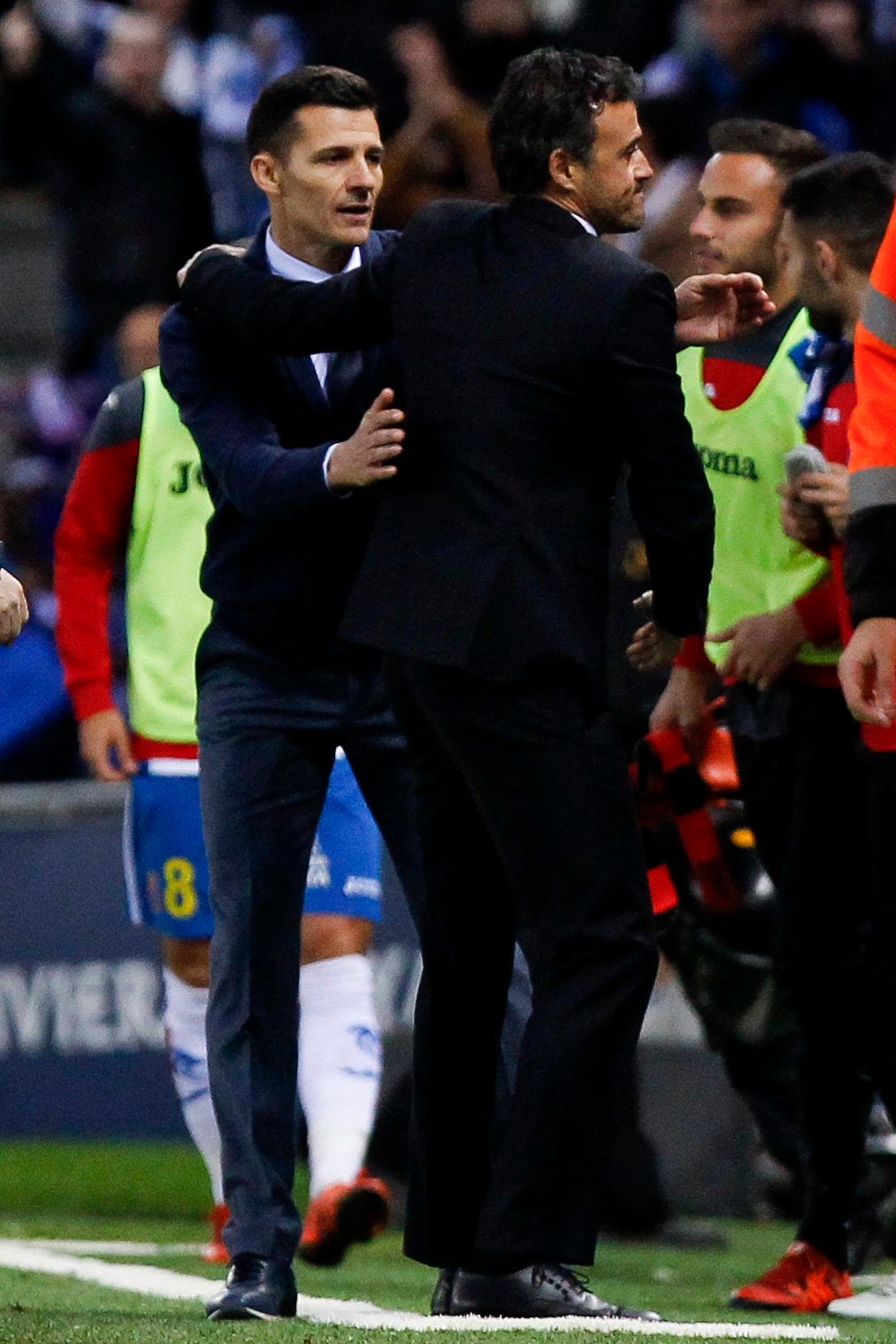 Luis Enrique y Galca se reunirán antes del derbi catalán de Copa Luis Enrique y Galca se reunirán antes del derbi catalán de Copa