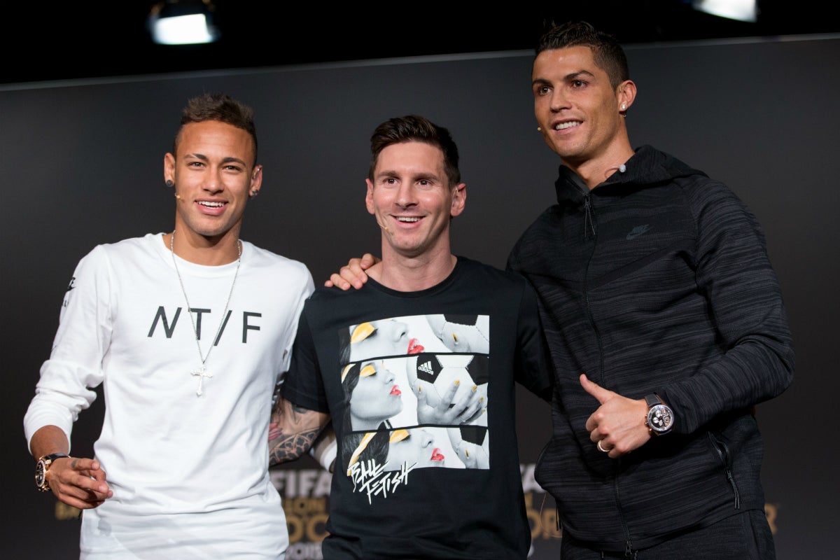 Cristiano Ronaldo, Messi y Neymar, finalistas al premio The Best a mejor jugador Cristiano Ronaldo, Messi y Neymar, finalistas al premio The Best a mejor jugador