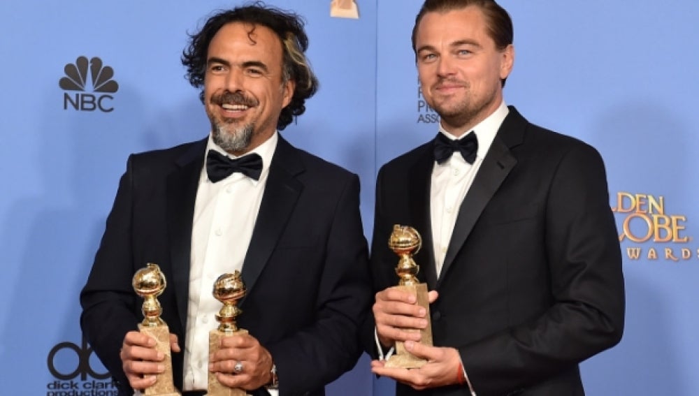  Alejandro González Iñárritu y Leonardo DiCaprio