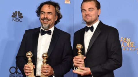  Alejandro Gonz&aacute;lez I&ntilde;&aacute;rritu y Leonardo DiCaprio 