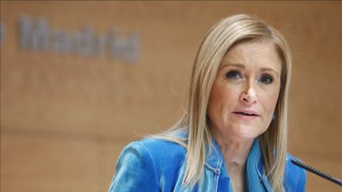 La presidenta de la Comunidad de Madrid, Cristina Cifuentes