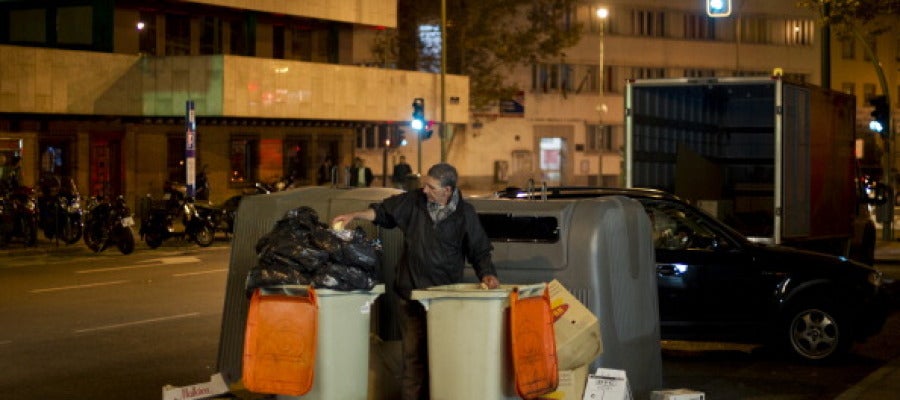 Contenedores de basura en Madrid Contenedores de basura en Madrid