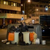Contenedores de basura en Madrid