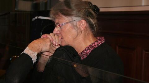Jacqueline Sauvage durante el juicio