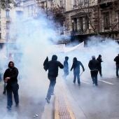 Incidentes en la manifestación en Atenas contra los reformas de las pensiones de Tsipras