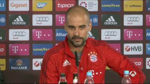 Guardiola, en rueda de prensa
