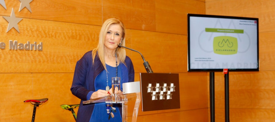 La presidenta de la Comunidad de Madrid, Cristina Cifuentes La presidenta de la Comunidad de Madrid, Cristina Cifuentes