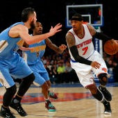 Carmelo Anthony conduce el ataque de los Knicks ante Denver