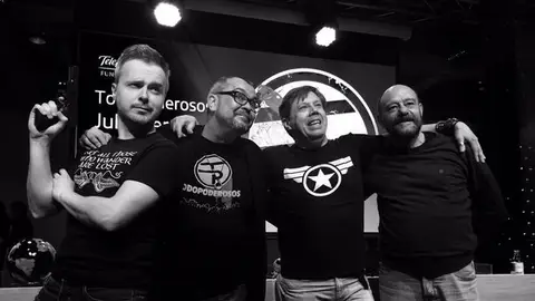 Juan Gómez- Jurado, Arturo González-Campos, Carlos Pacheco y Javier Cansado Juan Gómez- Jurado, Arturo González-Campos, Carlos Pacheco y Javier Cansado