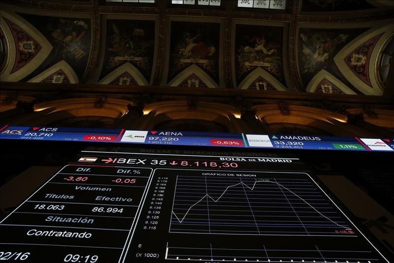 El IBEX lucha por recuperar los 8.000 puntos tras reducir ganancias al 0,48% El IBEX lucha por recuperar los 8.000 puntos tras reducir ganancias al 0,48%