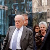 El expresident de la Generalitat Jordi Pujol y su esposa
