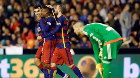 Kaptoum celebra el empate ante el Valencia Kaptoum celebra el empate ante el Valencia
