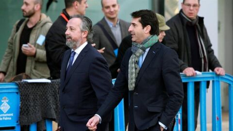 El exdirector de la Fundaci&oacute;n Illesport de Baleares, Gonzalo Bernal, a la derecha