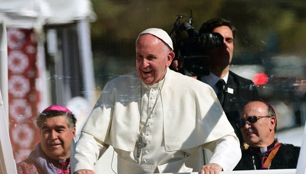 El papa Francisco en su visita a México