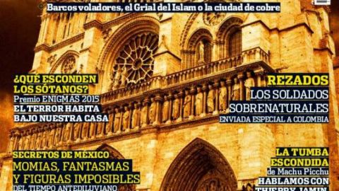 Portada de la revista enigmas febrero 2016