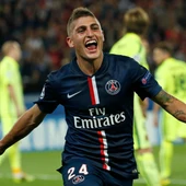 Marco Verratti celebra un gol con el PSG Marco Verratti celebra un gol con el PSG