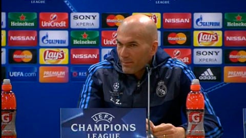 Zidane, en rueda de prensa
