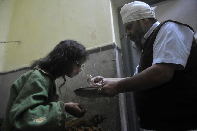 El mesías de los enfermos de un hospital de la India El mesías de los enfermos de un hospital de la India