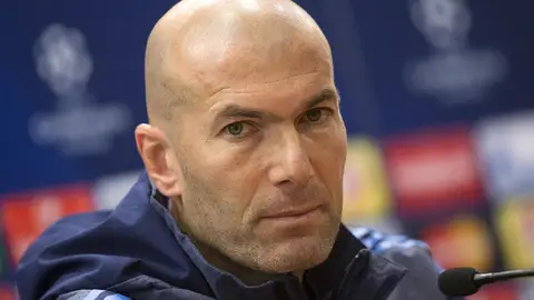Zidane, en rueda de prensa Zidane, en rueda de prensa
