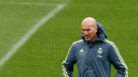 Zidane, t&eacute;cnico del Real Madrid