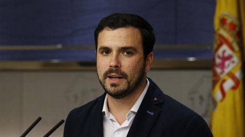 El portavoz de IU, Alberto Garz&oacute;n
