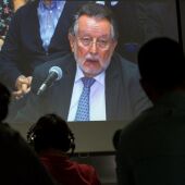El exvicealcalde de Valencia, Alfonso Grau, durante su declaración en el juicio por el 'caso Nóos'