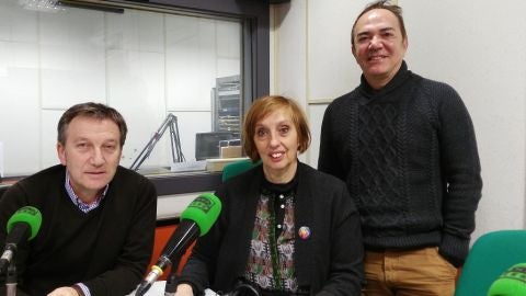 Humberto Fern&aacute;ndez, Mari&aacute;n Osacar y Juli&aacute;n Jim&eacute;nez