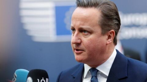 El primer ministro brit&aacute;nico, David Cameron