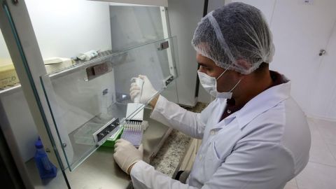 Cient&iacute;fico investigando sobre el Zika