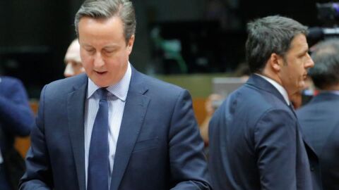 El presidente brit&aacute;nico, David Cameron