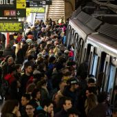 Usuarios del Metro de Barcelona