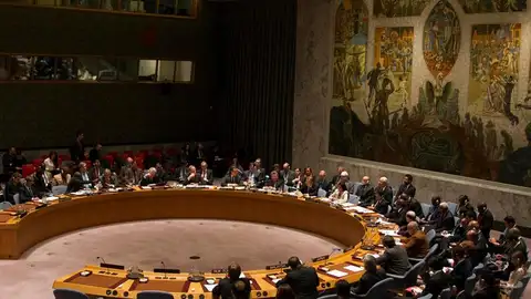 Una sesión del Consejo de Seguridad de la ONU Una sesión del Consejo de Seguridad de la ONU