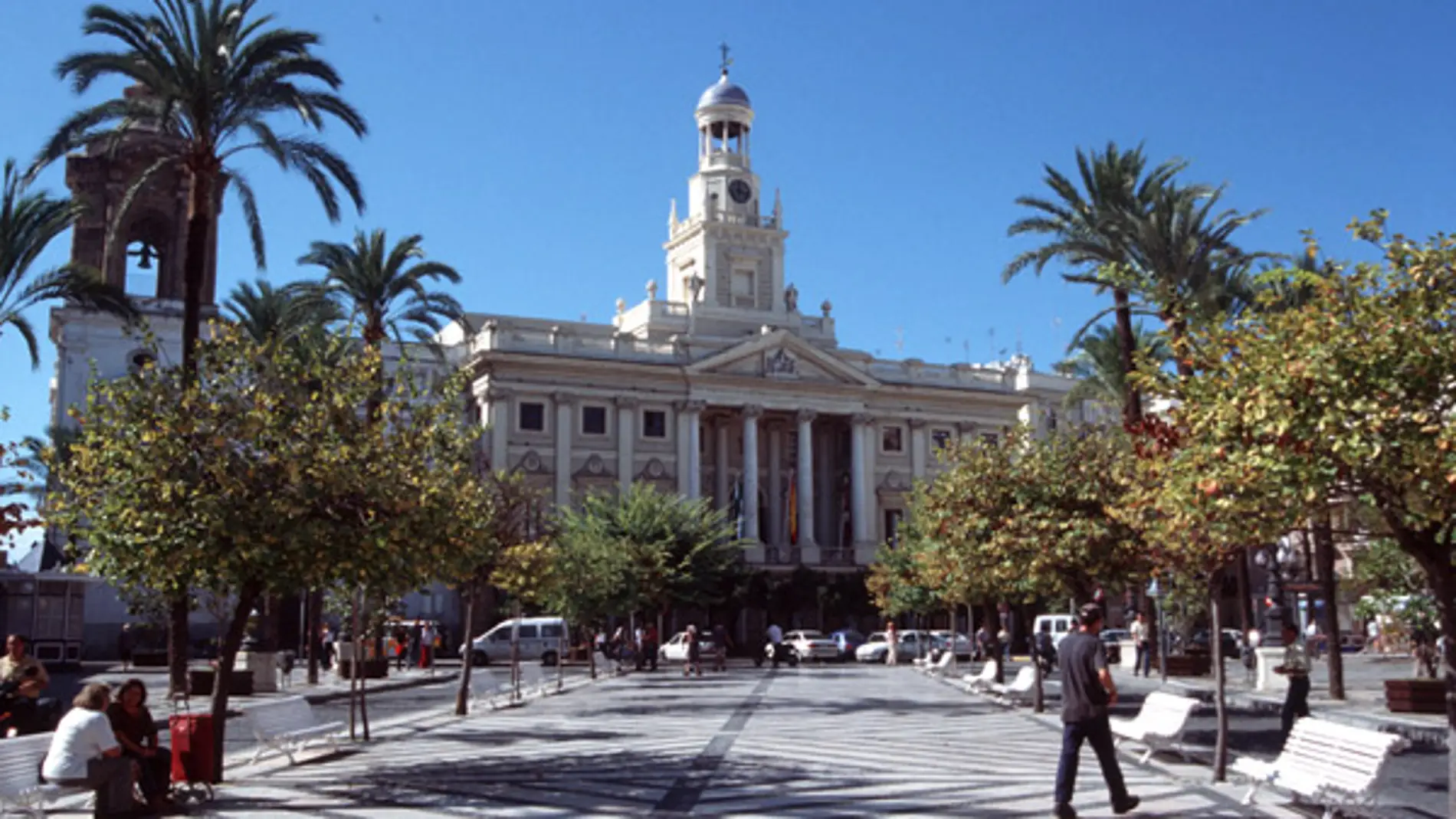 Plaza de San Juan de Dios, en Cádiz