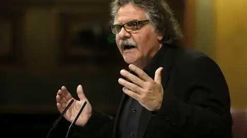 Joan Tardà durante su intervención en el debate de investidura Joan Tardà durante su intervención en el debate de investidura