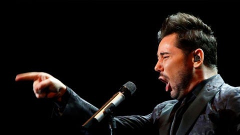 Miguel Poveda en uno de sus conciertos