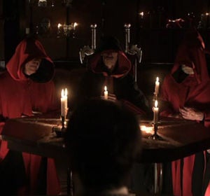 Imagen de un ritual satánico Imagen de un ritual satánico