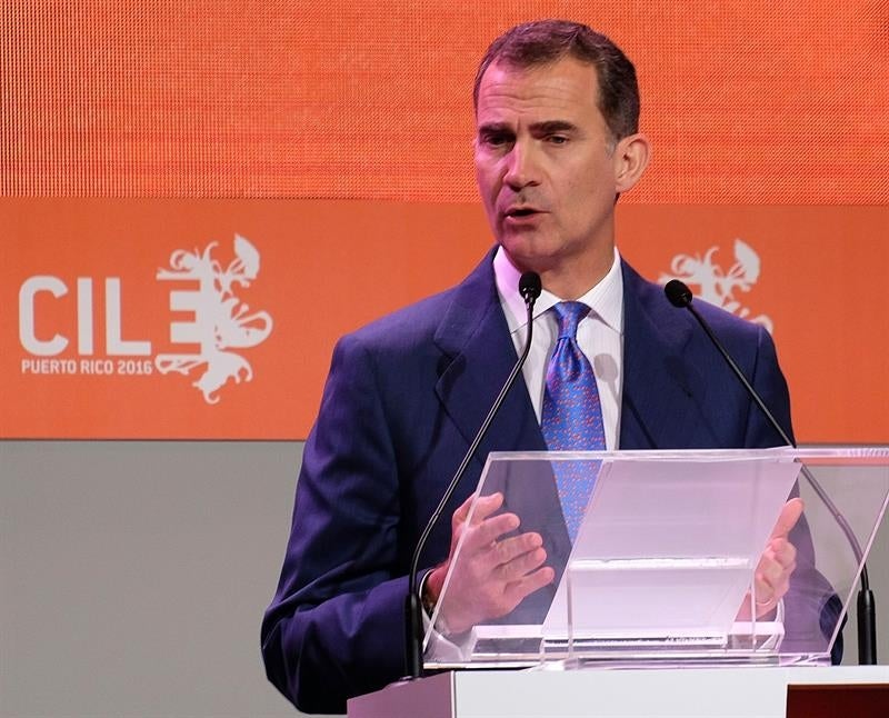Felipe VI: "El español ha dejado de ser una lengua de inmigrantes" Felipe VI: "El español ha dejado de ser una lengua de inmigrantes"