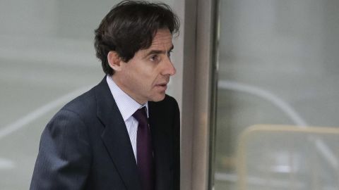 El empresario Javier L&oacute;pez Madrid, a la salida de la Audiencia Nacional