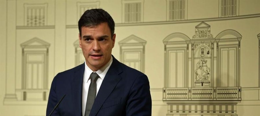 El líder socialista, Pedro Sánchez El líder socialista, Pedro Sánchez