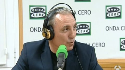 Stoichkov, en una entrevista en Onda Cero