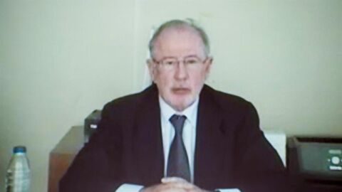 Rodrigo Rato declara por videoconferencia en el juicio del 'Caso N&oacute;os'