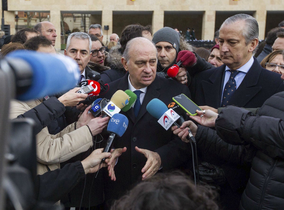 Fernández Díaz: "La única conspiración es la difusión de una grabación a cuatro días de las elecciones" Fernández Díaz: "La única conspiración es la difusión de una grabación a cuatro días de las elecciones"