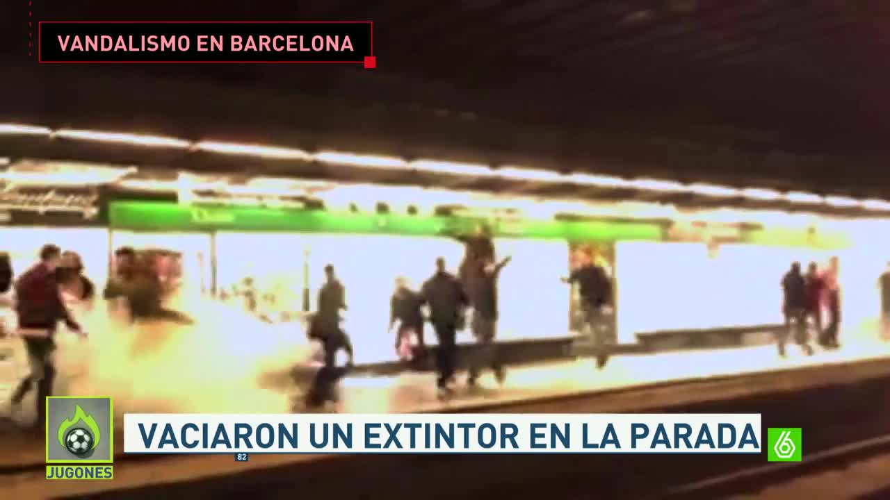 Mesa de redacción: El Metro de Barcelona denuncia a los hinchas del Arsenal Mesa de redacción: El Metro de Barcelona denuncia a los hinchas del Arsenal