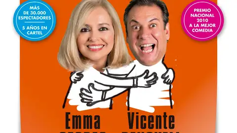 Obra de teatro 'El último que apague la luz' Obra de teatro con Emma Ozorez y Vicente Renovell. Escrita y dirigida por Antonio Ozores