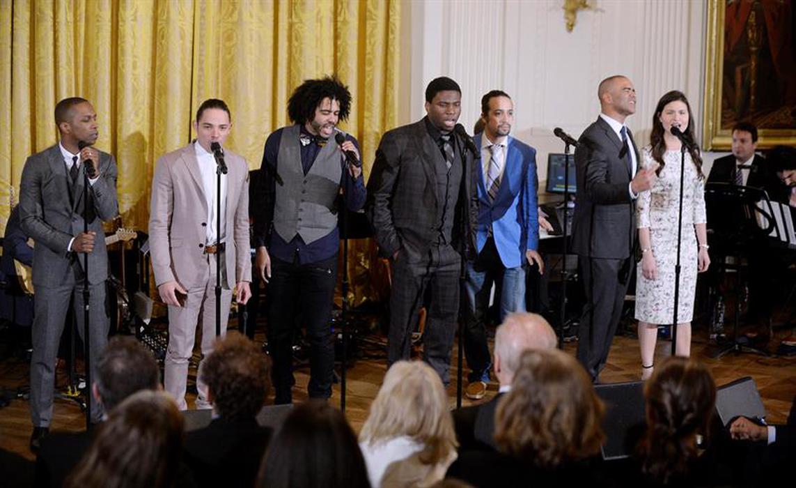 Territorio Comanche: El elenco del musical 'Hamilton' canta en la Casa Blanca Territorio Comanche: El elenco del musical 'Hamilton' canta en la Casa Blanca