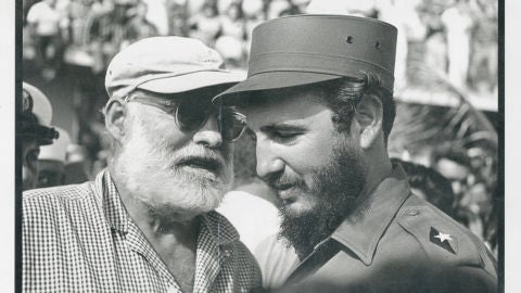 Ernest Hemingway y Fidel Castro