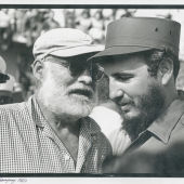 Ernest Hemingway y Fidel Castro